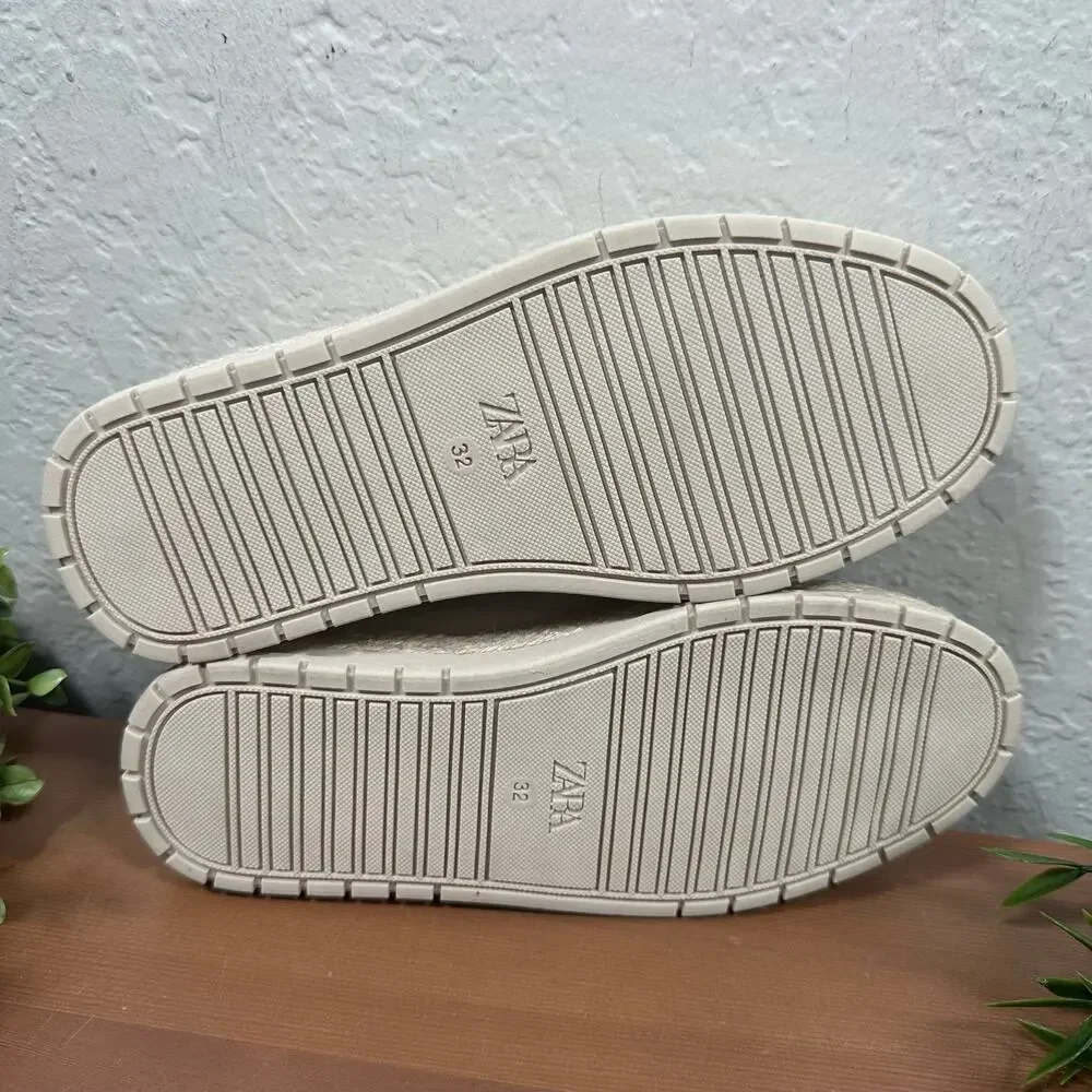 Zara Kids Suede Moccasins Loafers Boys Size 32